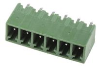 790-0881 RS PRO, 3.81mm Pitch, 6 Way, Pluggable Terminal Block, Header, Through Hole, Solder Termination
