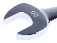 495-3548 RS PRO Combination Spanner, 20mm, Metric, Double Ended