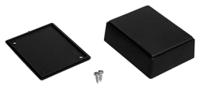 192-0789 RS PRO Black ABS Enclosure, IP53, IK07, 75.9 x 58.8 x 27.9mm