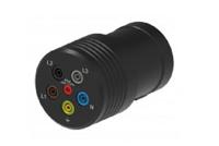 rs-sa-9225-63-a Schutzinger Black Test Connector Adapter With Brass contacts and Nickel Plated - Socket Size: 2mm