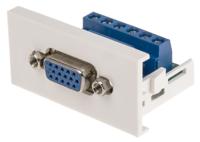 768-4217 RS PRO Single Gang 1 Way Female VGA Faceplate