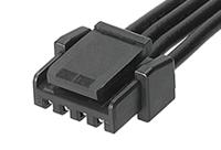 45111-0402 Molex 4 Way Female Micro-Lock Plus to 4 Way Female Micro-Lock Plus Wire to Board Cable, 150mm