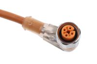 28720-prst-4-prkwtled-p-4-075-m Lumberg Automation Female 4 way M12 to Male 4 way M12 Sensor Actuator Cable, 5 m