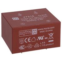 47215 Myrra 24V dc 1 Output PCB Mount PCB Transformer, 10W
