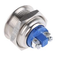 av021003c900 APEM Push Button Switch, Momentary, Panel Mount, 22.2mm Cutout, SPST, 24/48V dc