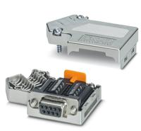 2708999 Phoenix Contact SUBCON-PLUS 9 Way 35 ° Cable Mount D-sub Connector Socket, with Screw