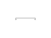 1set411204r0000 PVC Cable Trunking Accessory, 80 x 8.9mm