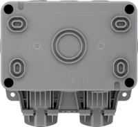 wp22-02 BG Electrical Storm Grey 2 Gang Plug Socket, 2 Poles, 13A, Type G - British, Outdoor Use