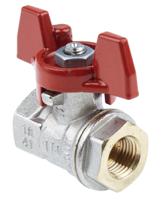733-5192 RS PRO Nickel Plated Brass Full Bore, 2 Way, Ball Valve, Threaded, BSPP 1/4in, 40bar Operating Pressure