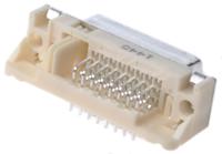 74320-4004 Molex MicroCross 74320 24 Way Right Angle Through Hole D-sub Connector Socket, 1.91mm Pitch