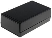 239-7277 RS PRO Black ABS Handheld Enclosure, Integral Battery Compartment, 116.84 x 68.95 x 38.1mm