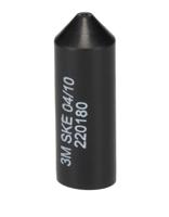 de272919460 3M End Cap Black, Polyolefin Adhesive Lined, 10mm