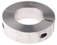 046202030 Huco Shaft Collar, Two Piece, Clamp Screw, Bore 30mm, OD 54mm, W 15mm, Stainless Steel
