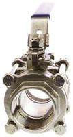764-4253 RS PRO Stainless Steel Full Bore, 2 Way, Ball Valve, Threaded, BSPP 2in