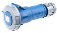 3888 MENNEKES, PowerTOP IP67 Blue Cable Mount 3P Industrial Power Socket, Rated At 32A, 230 V