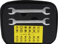 530-8882 RS PRO RF Connector Kit RF Coaxial Inter Series Adapter Kit 2 x Spanners & is Supplied in a Zip-Up Soft Case, 30 RF