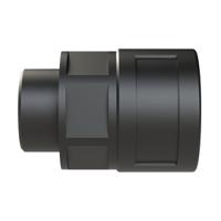 bvnd-m253gt Straight, Conduit Fitting, 23mm Nominal Size, M25, Polyamide 6, Black