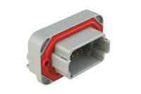 at13-12pa-bm01 Amphenol Industrial, AT Automotive Connector Plug Grey Flange Mount 12 Way AT13-12PA-BM01