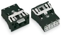 770-713007-000 WAGO 770 Series Lighting Connector, 3-Pole, Male, 3-Way, Snap-In, 25A
