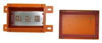 232-0526 RS PRO Orange Steel Junction Box, IP65, 200 x 150 x 100mm