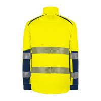 sweatlgh01jml T2S Yellow/Navy Unisex Hi Vis Sweatshirt, L