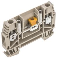 1016900000 Weidmuller  WTL Series Dark Beige, 6mm², Single-Level, Screw Termination