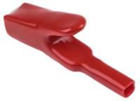 bu-121-2 Mueller Electric Crocodile Clip, Zinc-Plated Steel Contact, 25A, Red