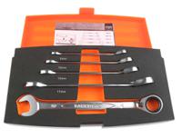1rms5 Bahco 1RM Series 5-Piece Spanner Set, 8 → 19 mm, Alloy Steel