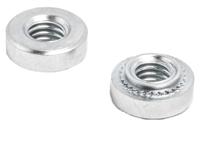 827-631 RS PRO Clear Passivated, Zinc Steel Clinch Nut, M4