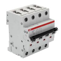2cds274001r0105-s204m-b10 ABB System Pro M Compact S200M MCB, 4P, 10A Curve B, 400V AC, 15 kA Breaking Capacity
