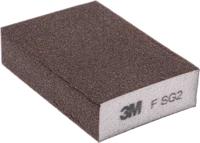 03801 3M P400 Grit Very Fine Sanding Block, 100mm x 68mm