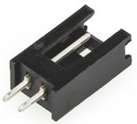 280370-1 TE Connectivity AMPMODU MOD II Series Straight Through Hole PCB Header, 2 Contact(s), 2.54 mm Pitch, 1 Row, Shrouded