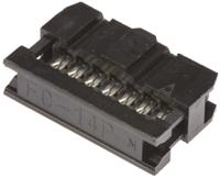t812114a100ceu Amphenol Communications Solutions 14-Way IDC Connector Socket for Cable Mount, 2-Row