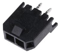 43650-0215 Molex Micro-Fit 3.0 Series Straight Through Hole PCB Header, 2 Contact(s), 3 mm Pitch, 1 Row, Shrouded