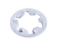 526-574 Bright Zinc Plated Steel Internal Tooth Shakeproof Washer, M3