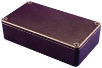 1550pbk Hammond 1550 Series Black Die Cast Aluminium Enclosure, IP54, Black Lid, 80 x 55 x 25mm