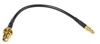cba-sma-mcx1 RF Solutions CBA Series Female SMA to Male MCX, 100 mm 50 Ω