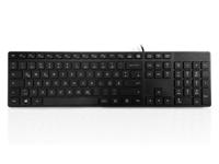 kybac301-ublk-gr Ceratech KYBAC301-UBLK-GR Wired USB Multimedia Keyboard, QWERTZ (German), Black