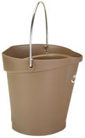 568866 6L Plastic Brown Bucket With Handle