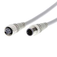 xs2w-d421-d81-f Omron M12 to M12 Connector Cable, 2 m