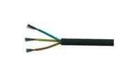 672525000 Kabeltronik H07RN-F Video Cable 2.5 mm² 5 Core Electrical Cable, Black Rubber, 100m