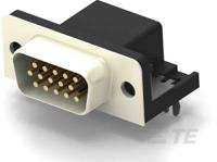2311774-1 TE Connectivity 15 Way Right Angle PCB D-sub Connector Plug, 2.29mm Pitch, with Boardlocks