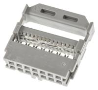 3385-6614 3M 14-Way IDC Connector Socket for Cable Mount, 2-Row