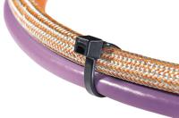 111-60560-lk5-pa66w-bk HellermannTyton Cable Tie, Inside Serrated, 535mm x 13.2 mm, Black Polyamide 6.6 (PA66), Pk-50