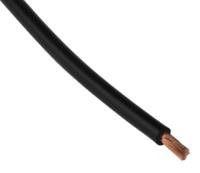 175-7478 Staubli Black 1 mm² Hook Up Wire, 17 AWG, 259/0.07 mm, 25m, PVC Insulation