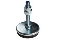 10534 Serious 16mm 98mm Dia. Rubber Levelling Adjustable Foot, 1000kg Static Load Capacity