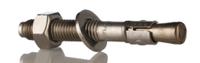 622-1994 RS PRO Stainless Steel Bolt Anchor M12 x 95mm, 12mm Fixing Hole
