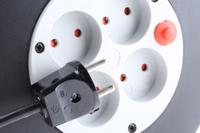 1618208501 brennenstuhl 20m 4 Socket Type K - Danish Cable Reel Cassette Reel, 230 V ac, IP20