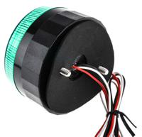 907-5974 RS PRO Green Flashing Beacon, 10 → 100 V dc, Screw Mount, LED Bulb, IP67