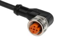 evc008 ifm electronic Female 4 way M12 to Unterminated Sensor Actuator Cable, 5m